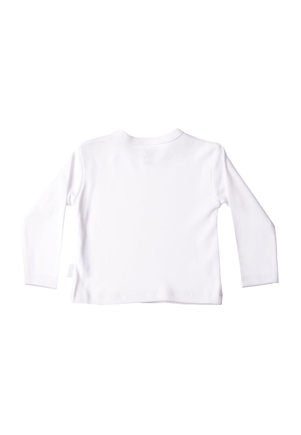 Play All Day Langarmshirt in weiß mit coolem Print für Babys und Kleinkinder.