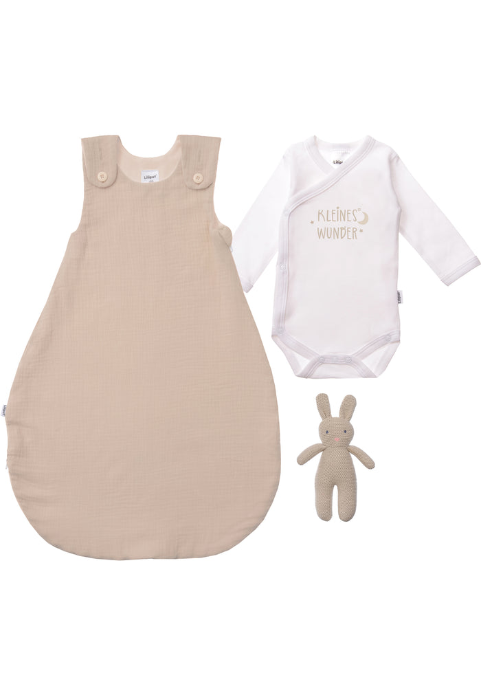 3-teiliges Set mit Schlafsack Kleines Wunder