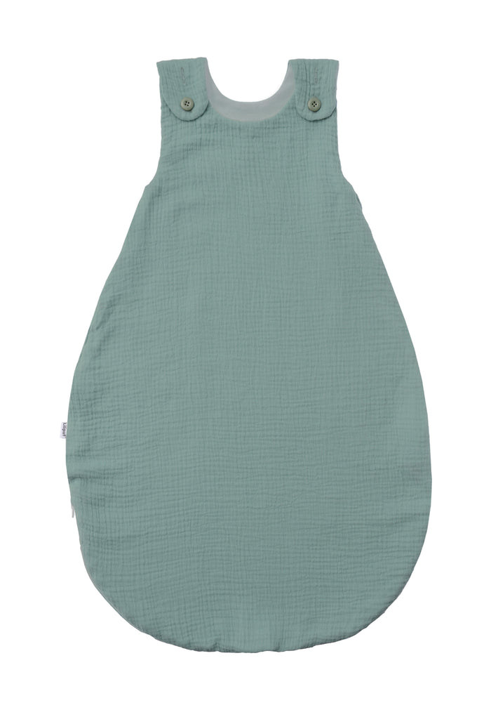 Detailfoto Musselinschlafsack grün