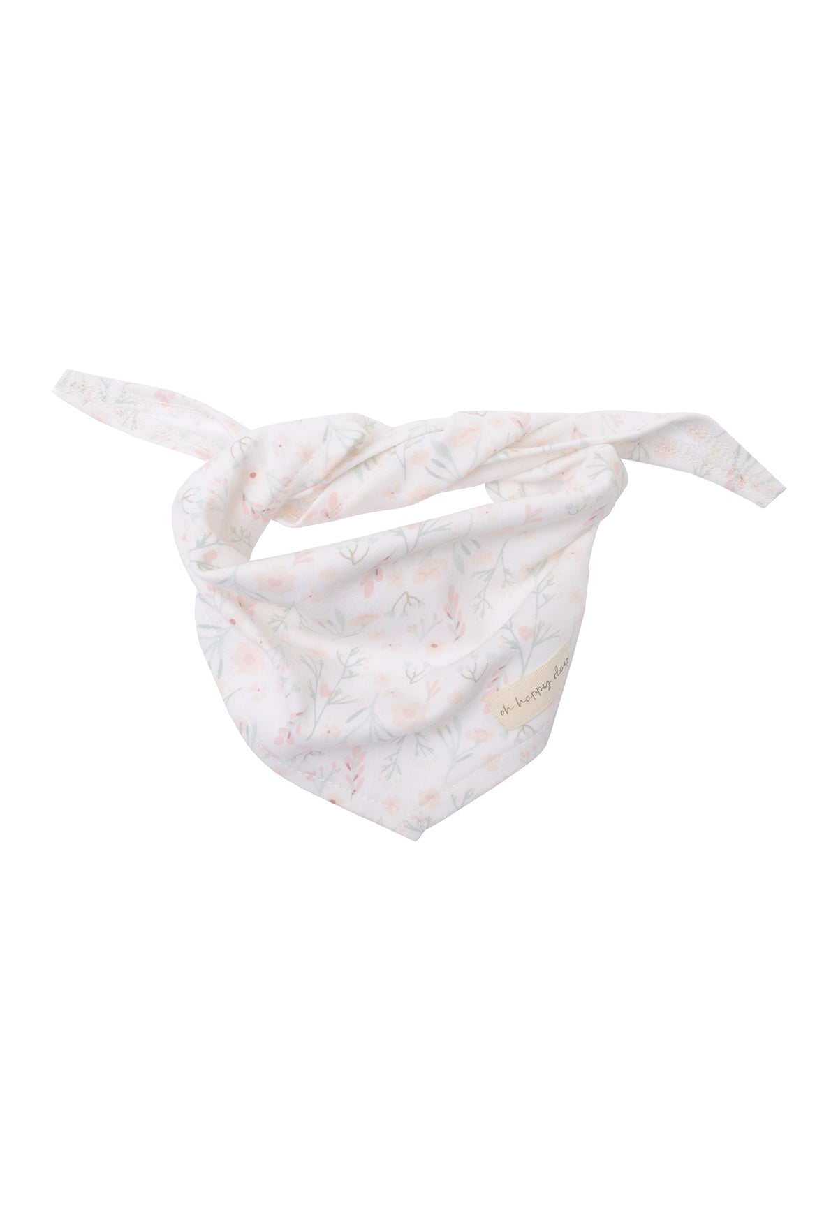 Halstuch aus Baumwolle mit Blümchen Print