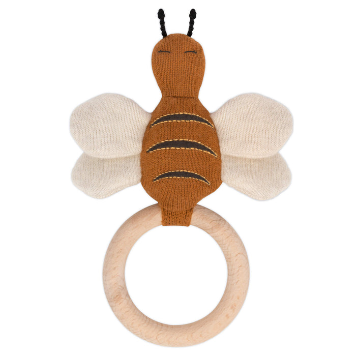 Ringrassel und Beißring in einem. Betty the Bee von Baby Bello