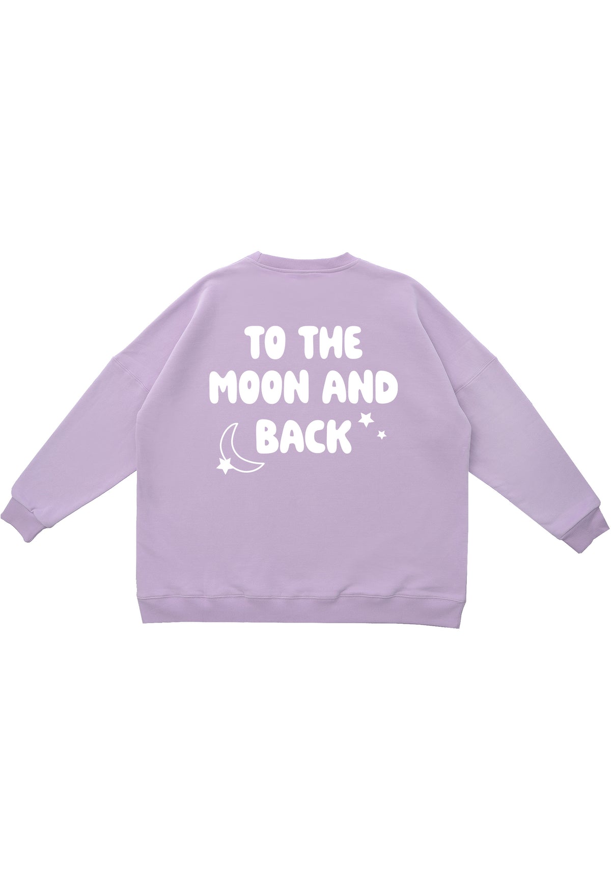 Erwachsenen Sweatshirt flieder To the Moon