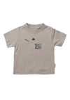 T-Shirt in khaki aus Bio Baumwolle mit Aufdruck "whaley whaley cute"