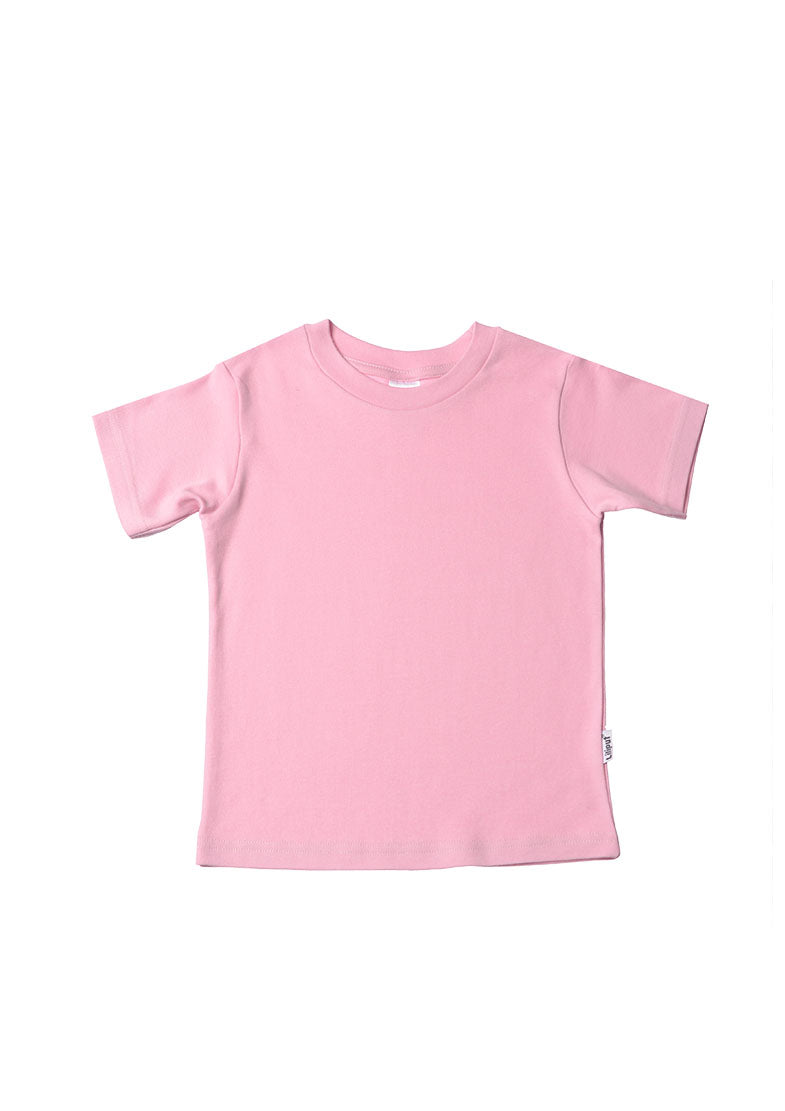 Kinder-T-Shirt aus Bio-Baumwolle in rosa