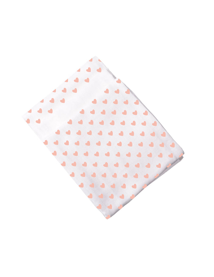 3er-Pack Mullwindeln mit Herzchen-Druck