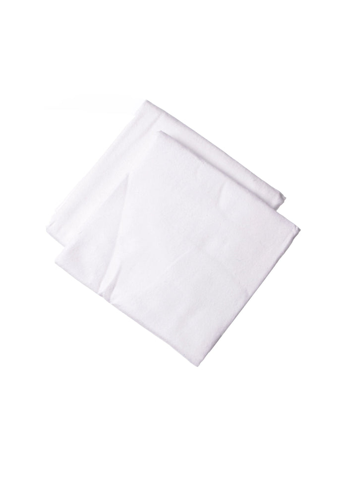 2er-Pack Moltontücher in weiß