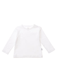 Langarmshirt in weiß