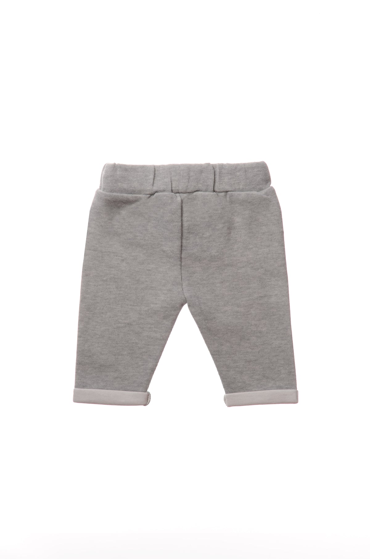 Rib-Strick-Set mit Hose in grau, 5-teilig