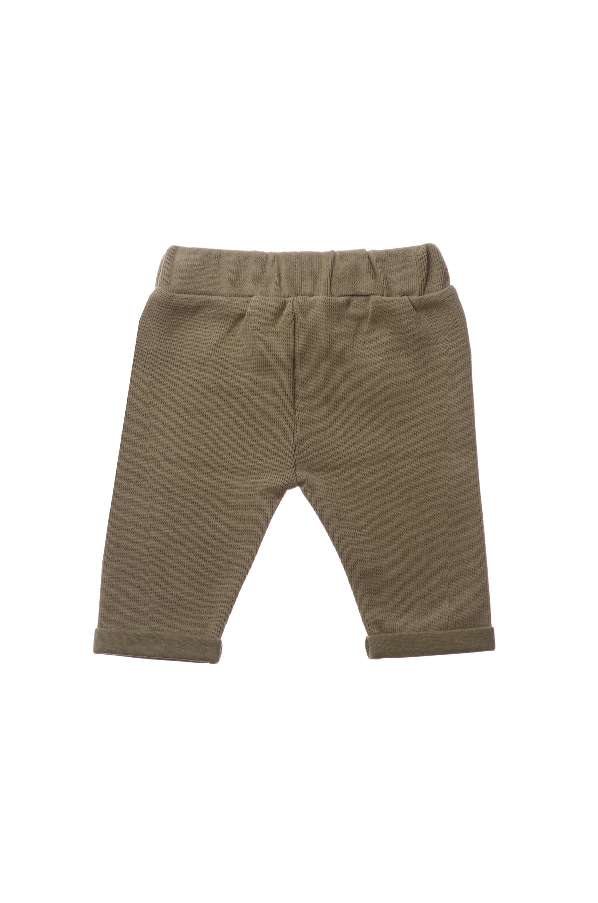 Rib-Strick-Set mit Hose in olive, 5-teilig