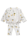 3-teiliges Kinderset Little Lemon – Jacke, Shirt & Leggings mit Zitronenprint