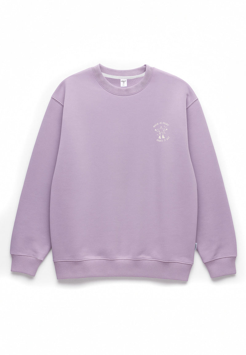 Erwachsenen Sweatshirt No Sleep Club flieder