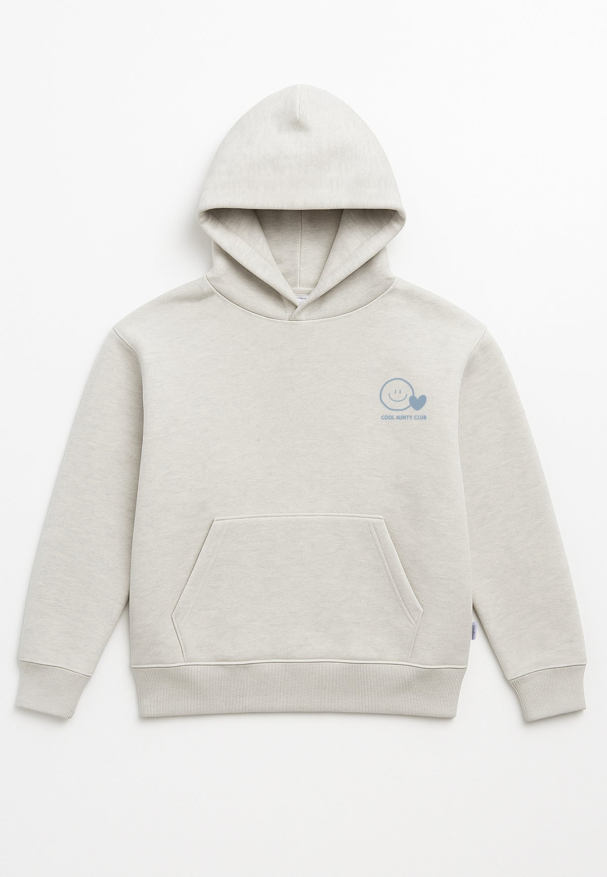 Erwachsenen Hoodie Cool Aunty Club hellblau