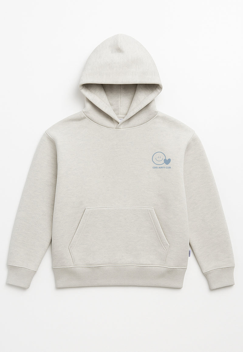 Erwachsenen Hoodie Cool Aunty Club hellblau