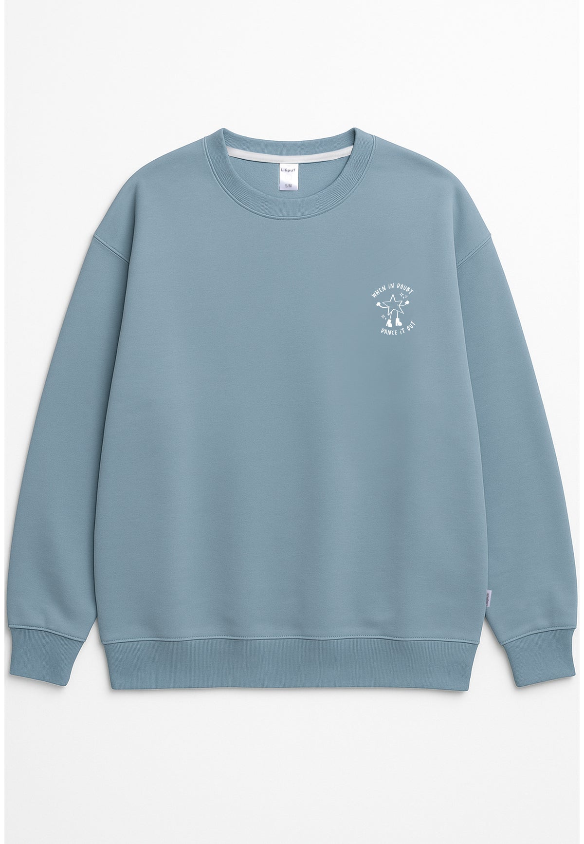 Erwachsenen Sweatshirt No Sleep Club hellblau