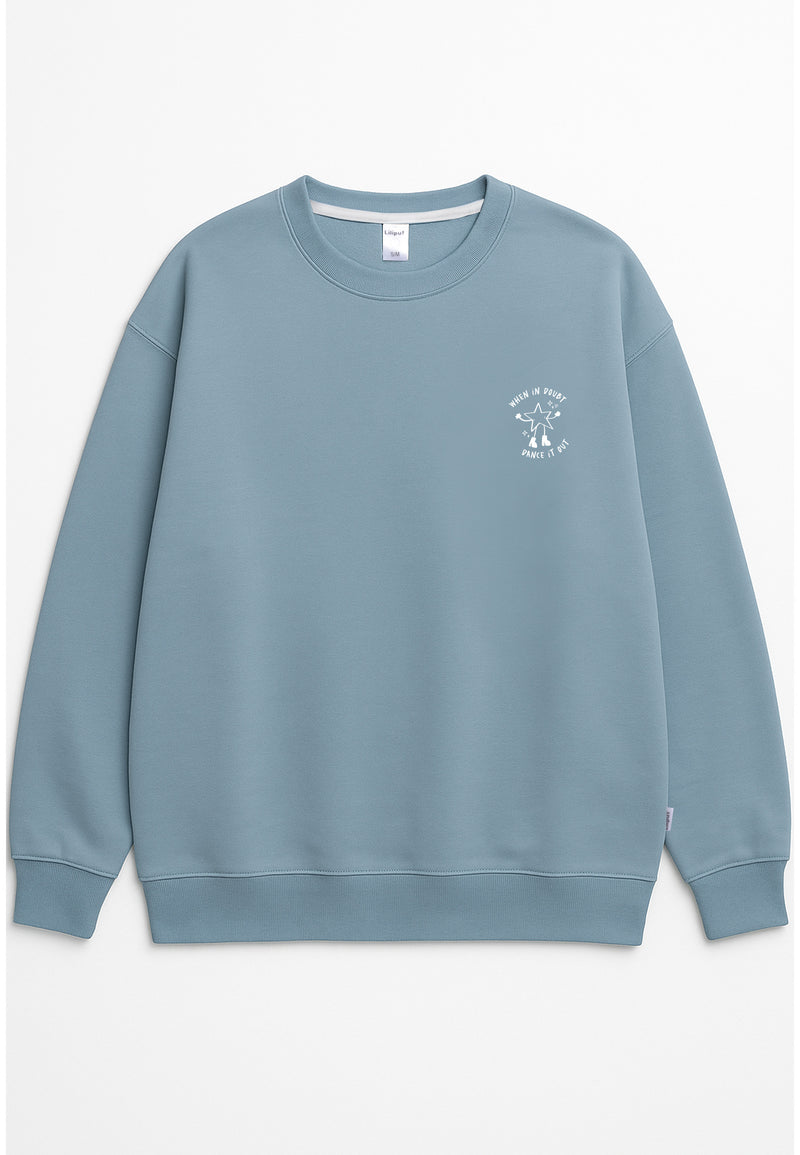 Erwachsenen Sweatshirt No Sleep Club hellblau