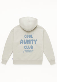 Erwachsenen Hoodie Cool Aunty Club hellblau