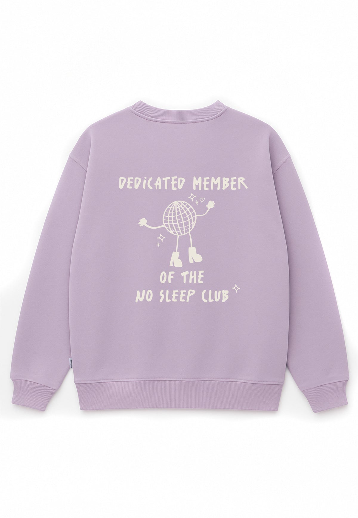 Erwachsenen Sweatshirt No Sleep Club flieder
