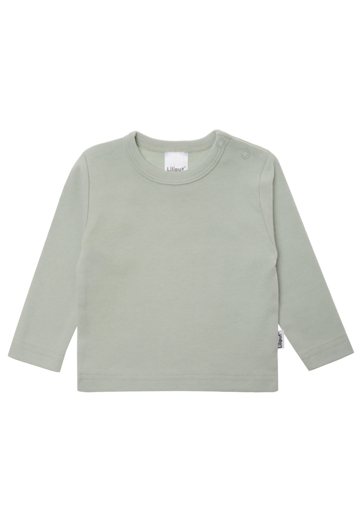 2er-Pack Langarmshirts in weiß und schilf mit Dino Print