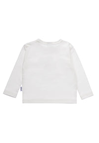 Langarmshirt in weiß mit niedlichem Halloween Dackel Print