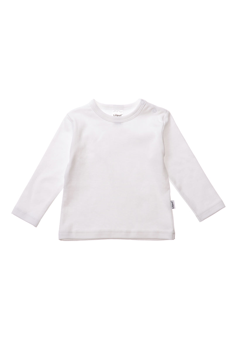 Doppelpack Langarmshirts in schilf-ecru-geringelt und weiß