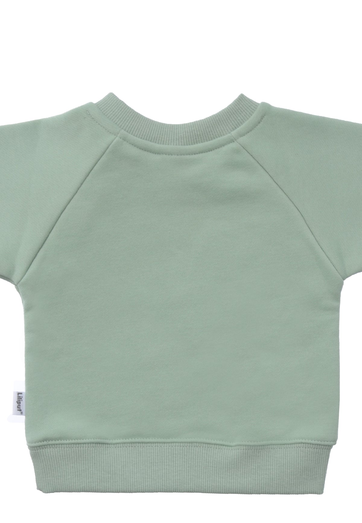 Sweatshirt in schilf mit Print "Biene"