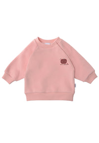 Sweatshirt in dusty pink mit herbstlichem Print "cutest pumpkin"