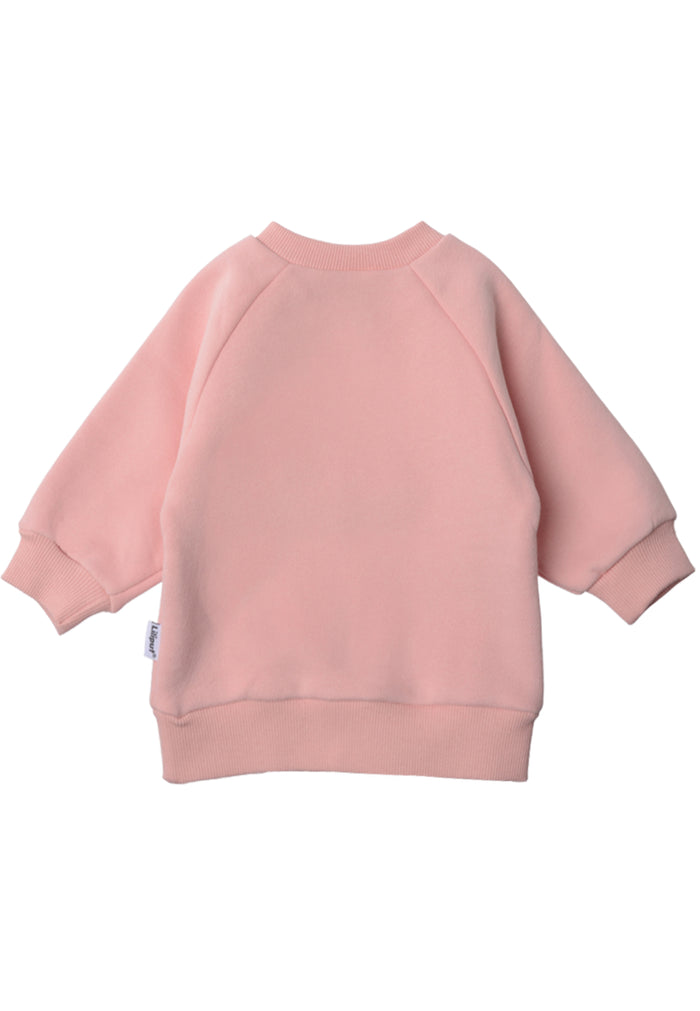 Sweatshirt in rosa mit Print "Gourmet Club Eis"