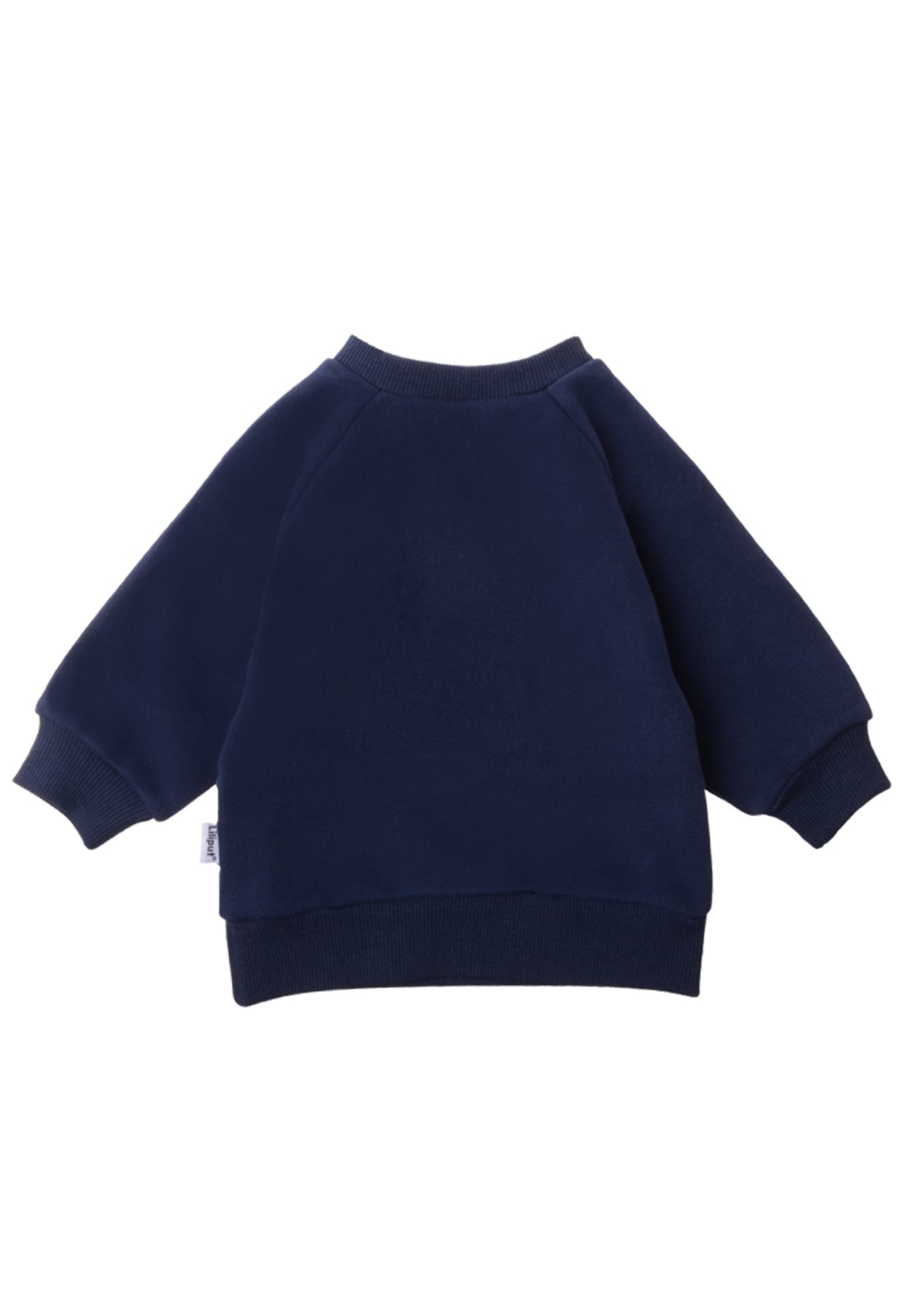 Sweatshirt in marine mit Muffin Print