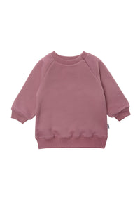  vorderseite von dem Sweatshirts in rosenholz