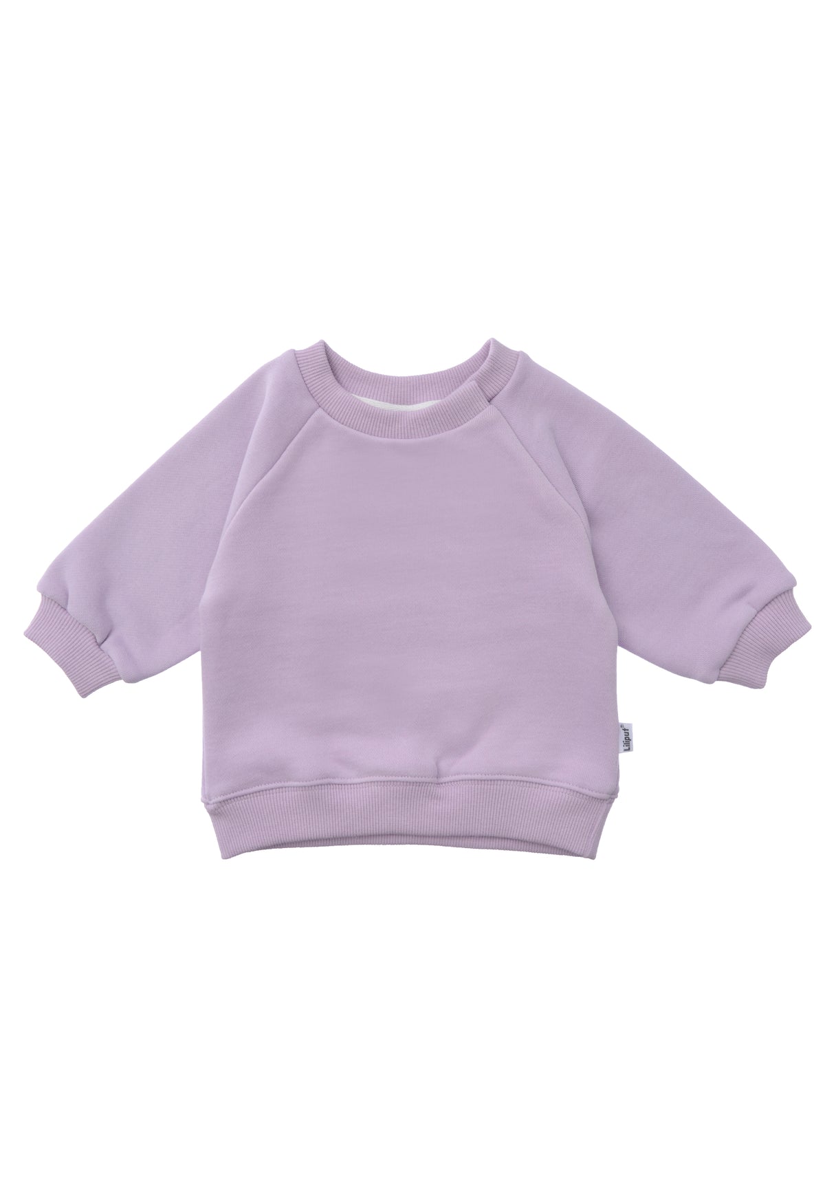 vorderseite von dem Sweatshirt in flieder