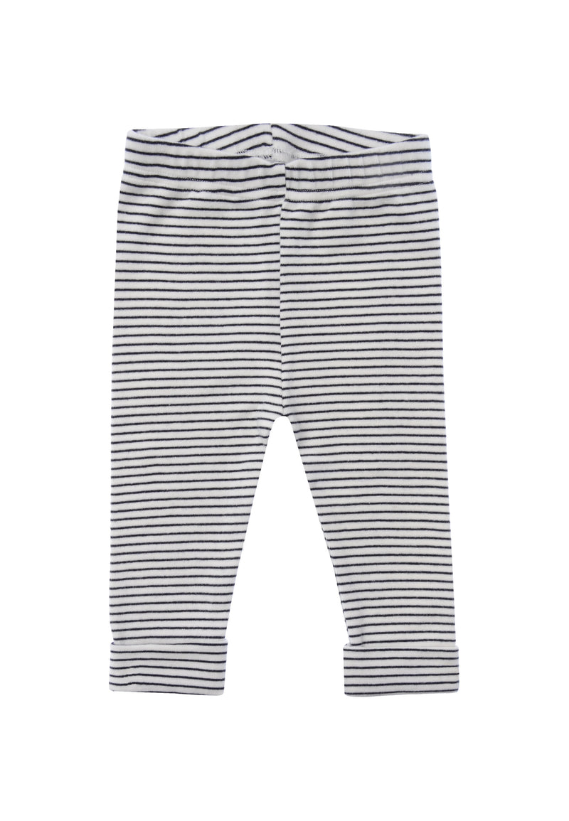 Leggings schwarz gestreift in der Farbe ecru