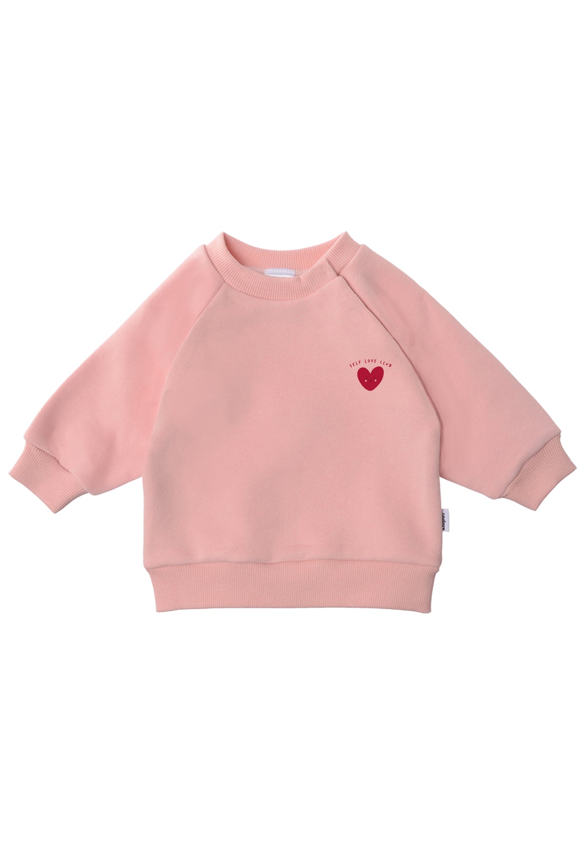 Sweatshirt in rosa "rotes herz" 