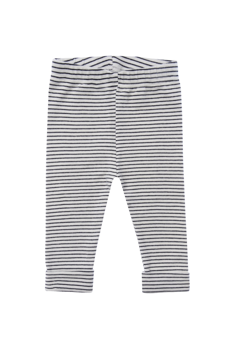 Leggings schwarz gestreift in der Farbe ecru