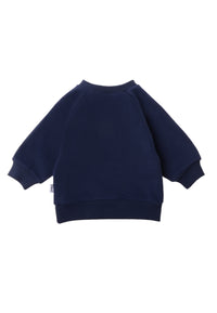 Rückseite marine Sweatshirt
