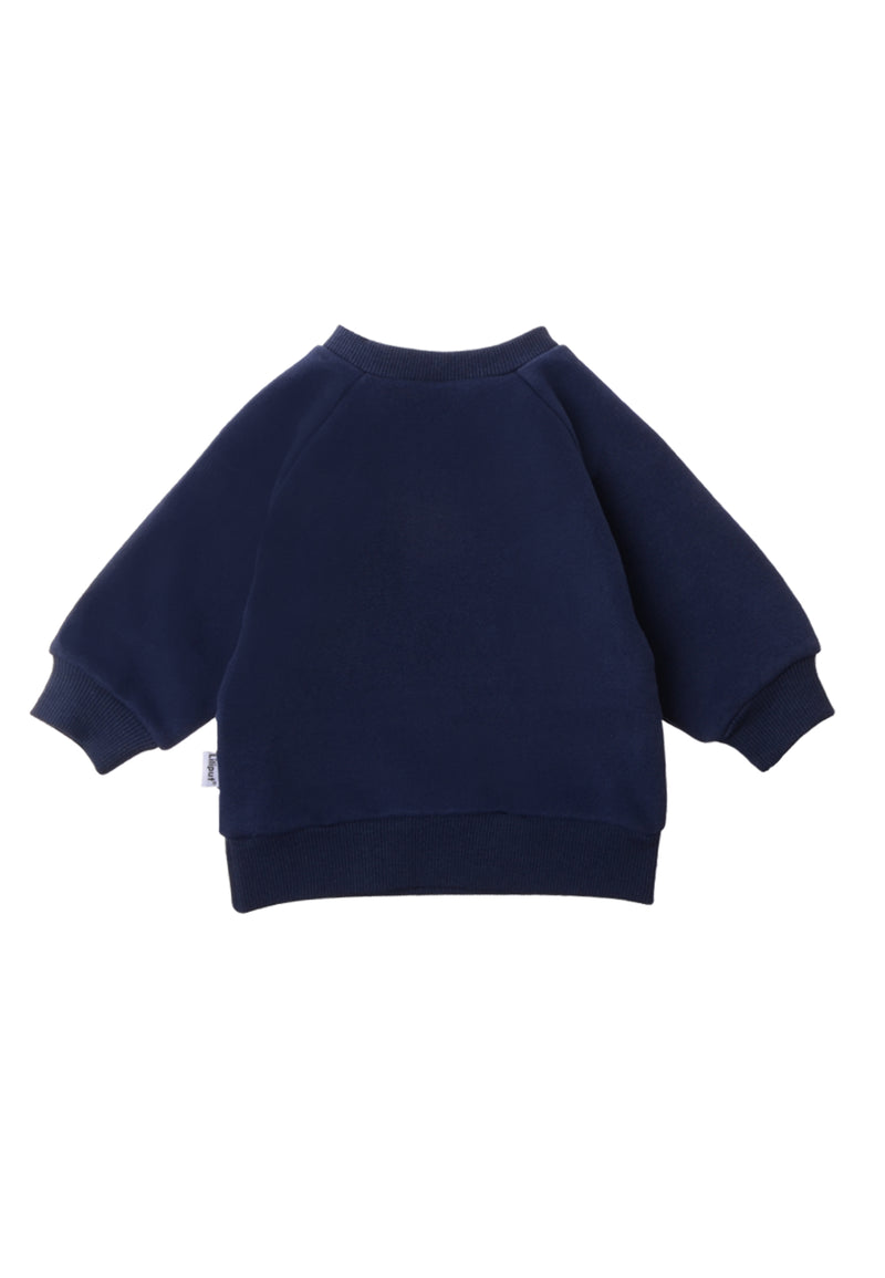Rückseite marine Sweatshirt