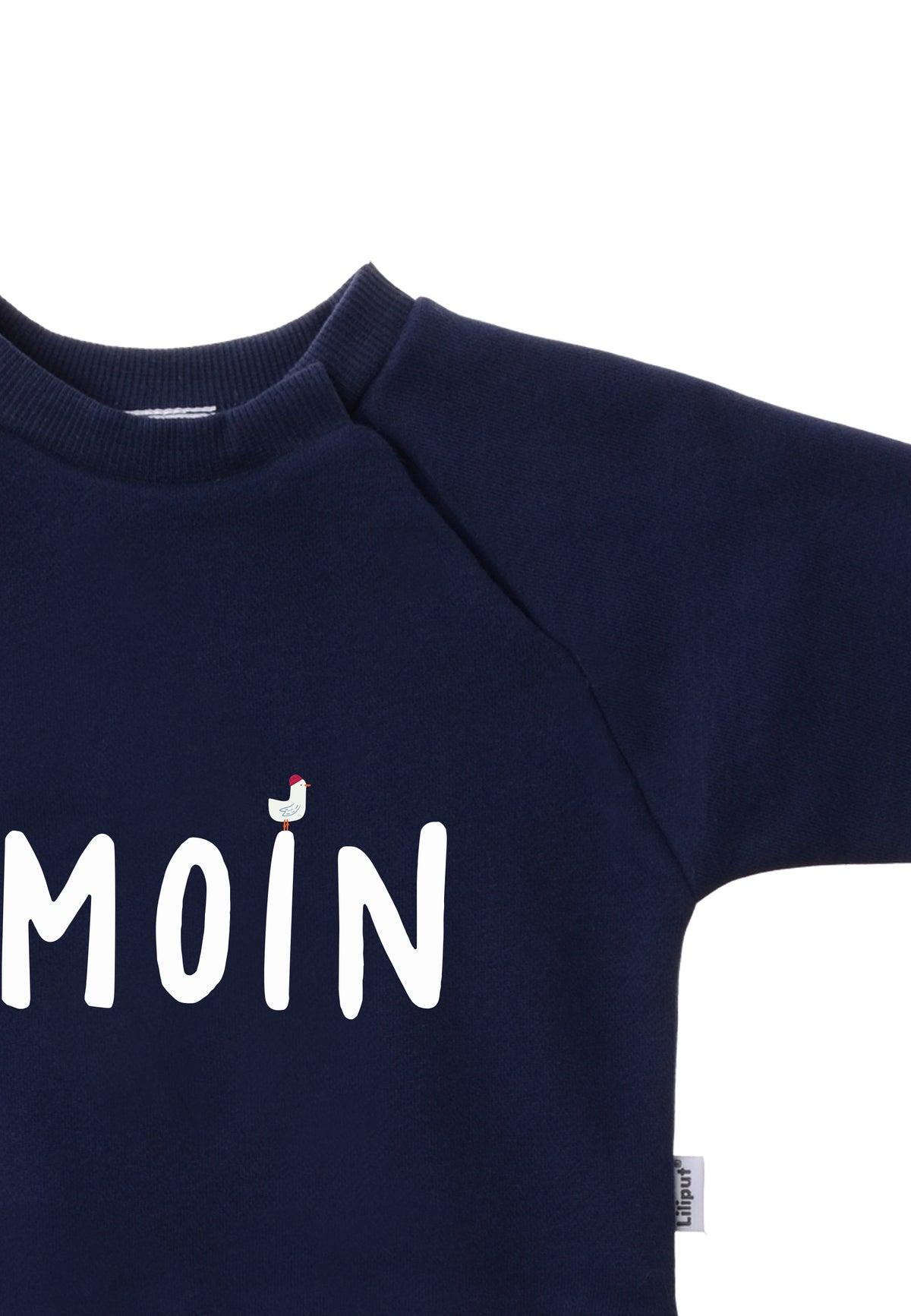 Detailansicht versteckte Druckknöpfe Sweatshirt