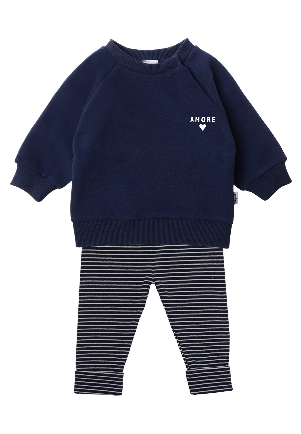 2tlg. Set mit Sweatshirt und Leggings "Amore"