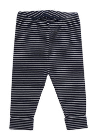 2tlg. Set mit Sweatshirt "Boo" in marine und Ringel Leggings