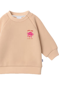2tlg. Set mit Sweatshirt und Leggings "Krabbe"
