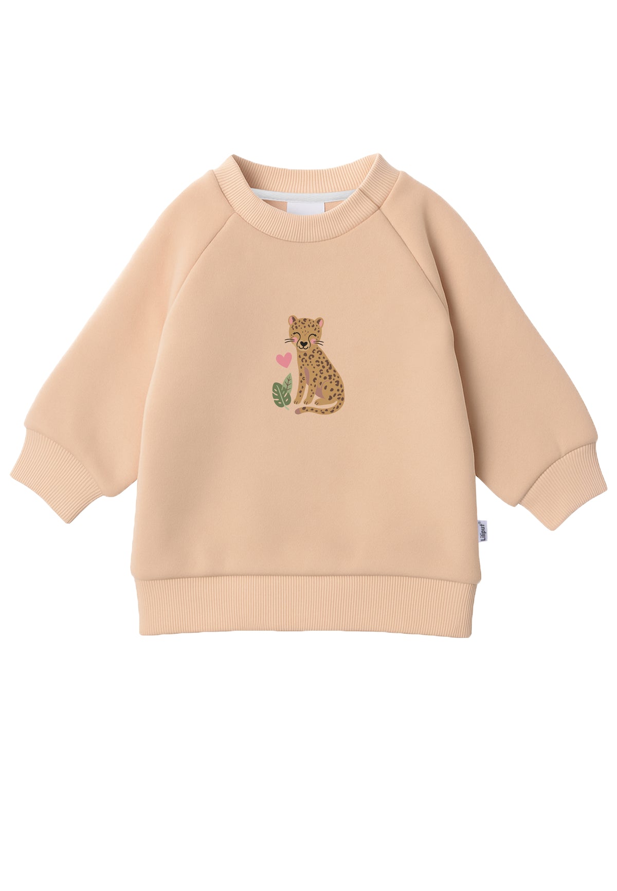 2tlg. Set mit Sweatshirt in beige "Leo" und Leggings