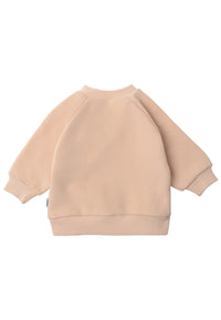 2tlg. Set mit Sweatshirt in beige "Leo" und Leggings