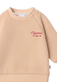 Christmas Crew Sweatshirt beige Mini Me