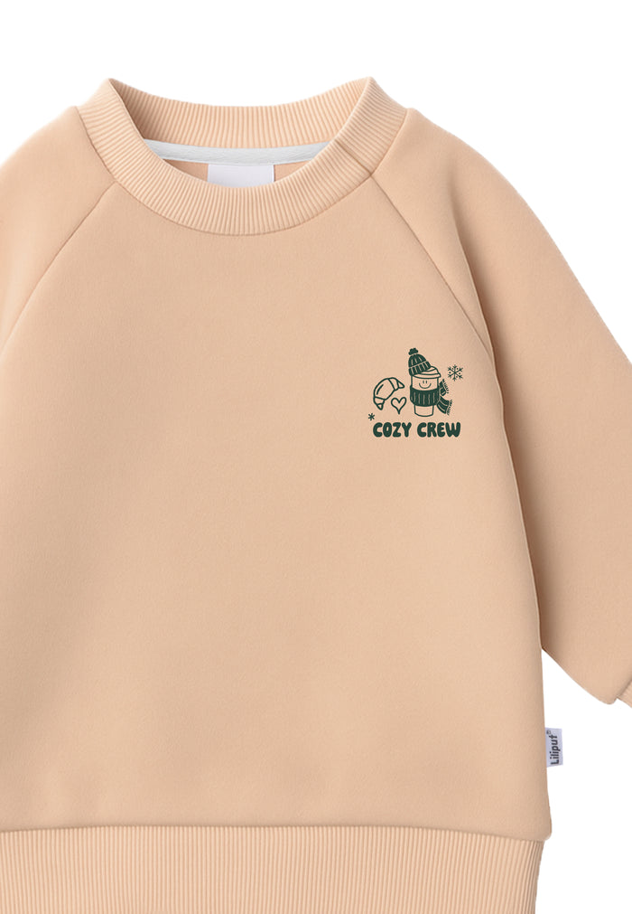 Cozy Crew Sweatshirt beige Mini Me