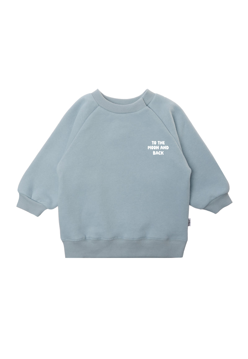 Sweatshirt Mini and Me Edition to the moon blau