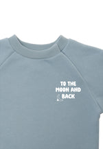 Sweatshirt Mini and Me Edition to the moon blau