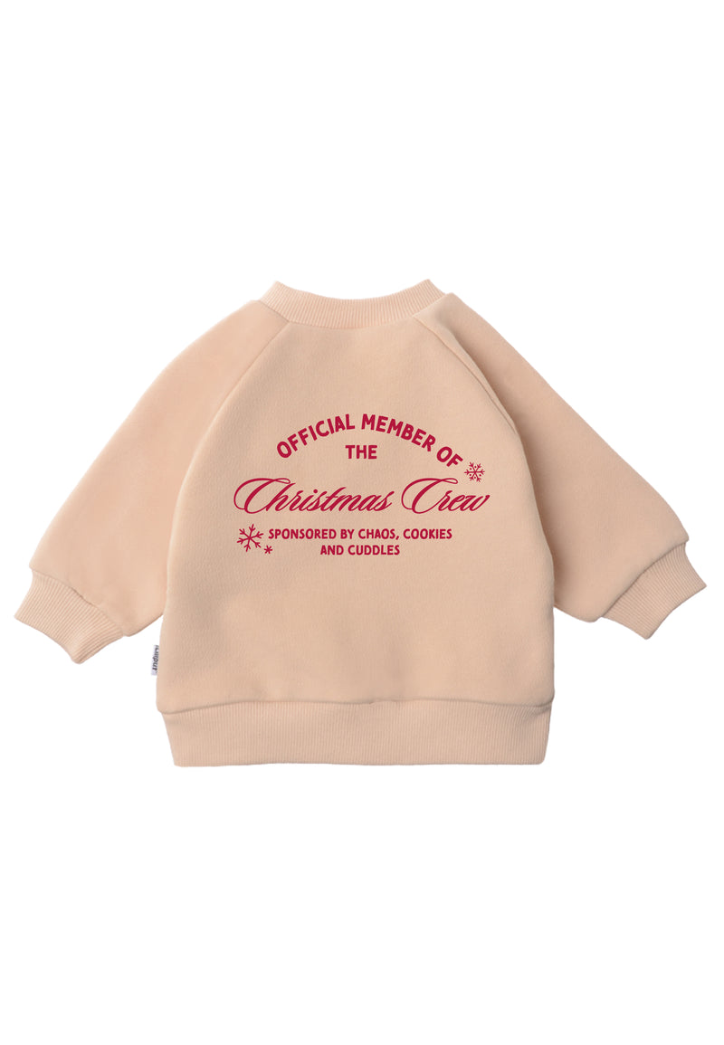 Christmas Crew Sweatshirt beige Mini Me