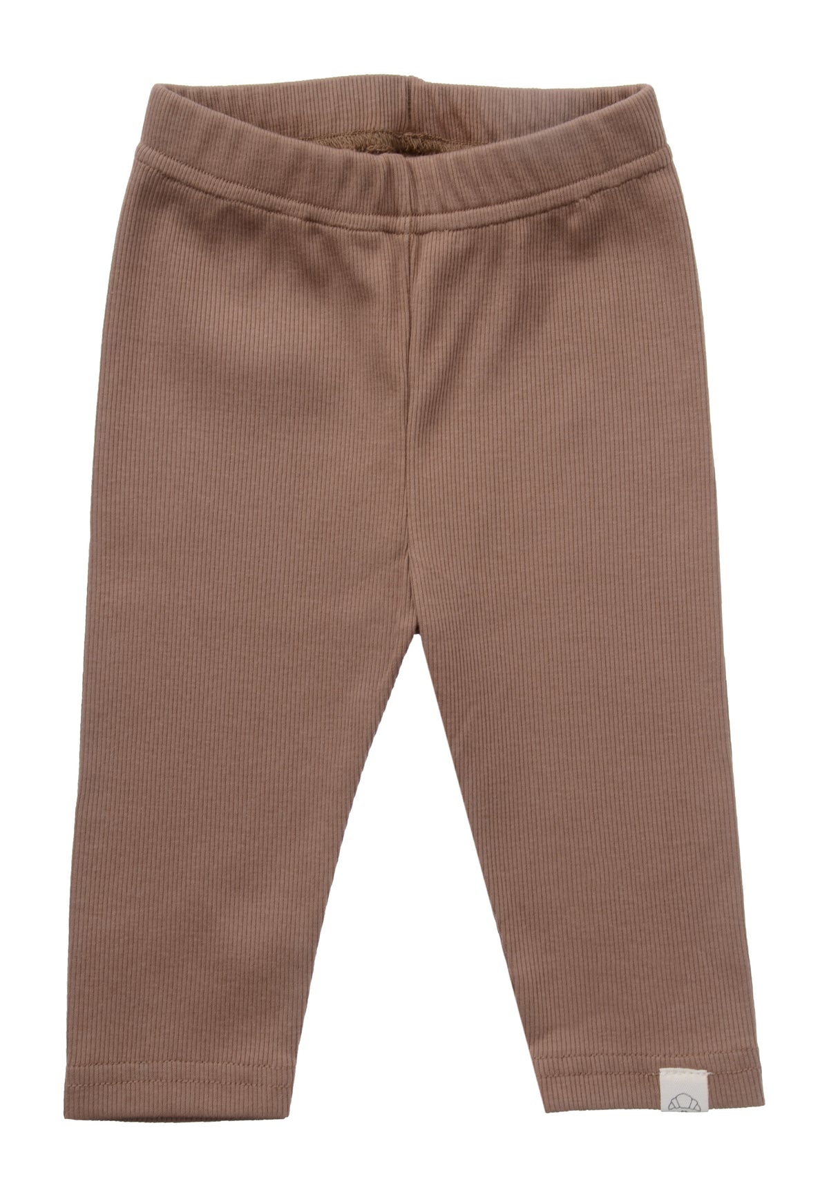 2tlg. Set mit Sweatshirt in beige "XMAS Croissant" und Leggings