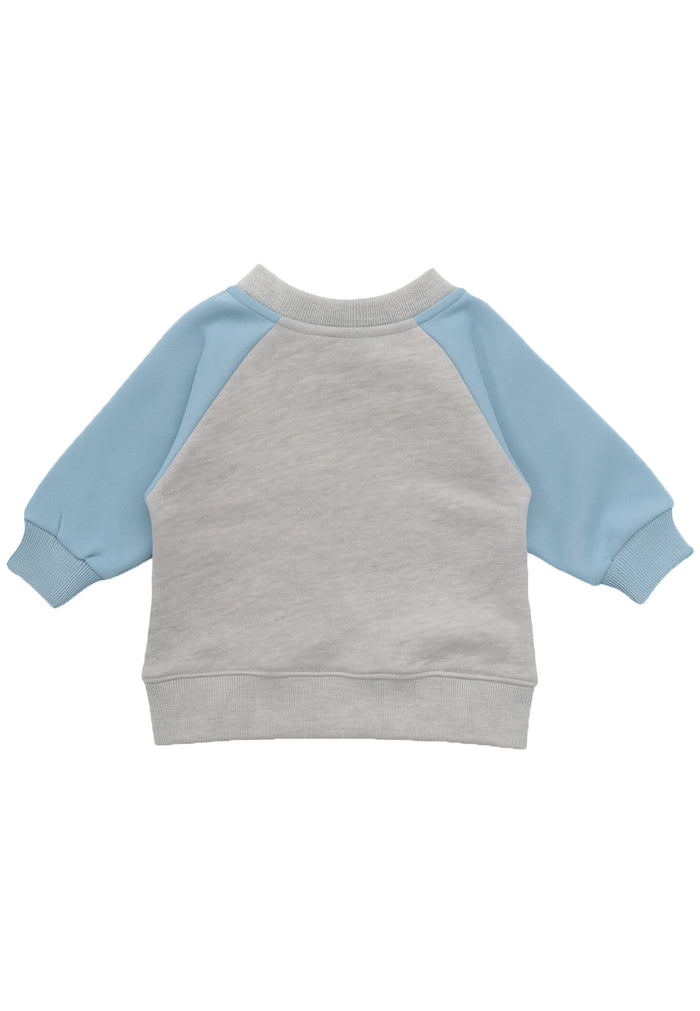 Multicolor Sweatshirt grau hellblau "Holly Jolly"