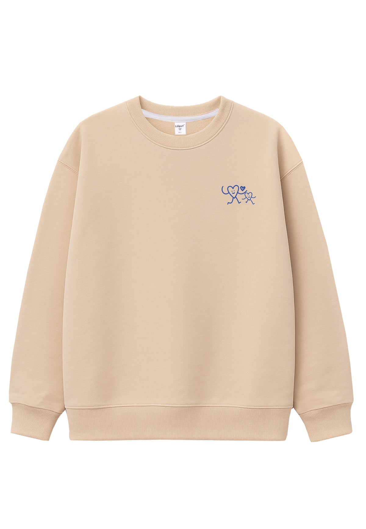 Erwachsenen Sweatshirt beige Always Running Late