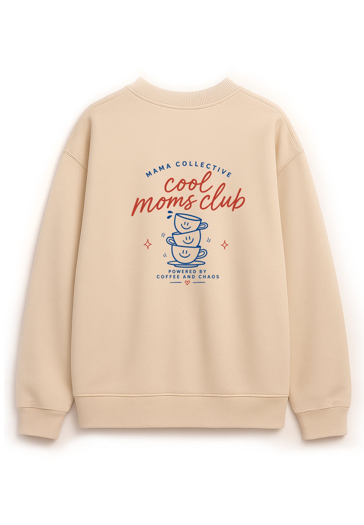 Erwachsenen Sweatshirt beige Cool Moms Club